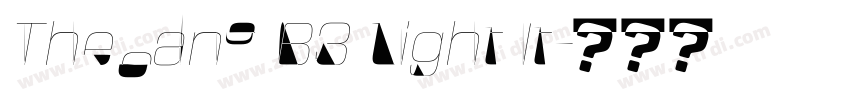 TheSans B3 Light It字体转换